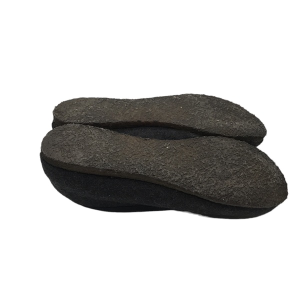 TORY BURCH CHARCOAL GREY BILLY SMOKING SLIPPERS Flats! SIZE 8! - Picture 5 of 6